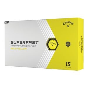 Callaway 2022 Superfast Golf Balls - Yellow