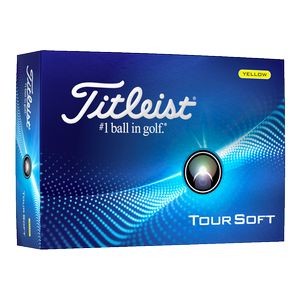 Titleist Tour Soft Golf Balls - Yellow