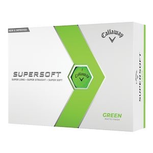 Callaway 2023 Supersoft Matte Golf Balls - Green