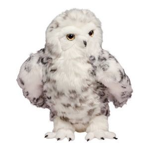 Shimmer Large Snowy Owl, Jointed Head
