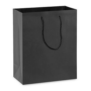 Ultra Glossy Cub B Euro Tote Bag- White (8"x4"x10")