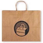 Natural Kraft Paper Regal Shopping Bag (12"x9"x15.75")