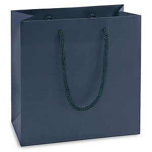 Matte Finish Vogue Euro Tote Bag- Egg Blue (16"x6"x12")