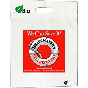 2.0 Mil Fold-Over Die Cut Handle Bag (12
