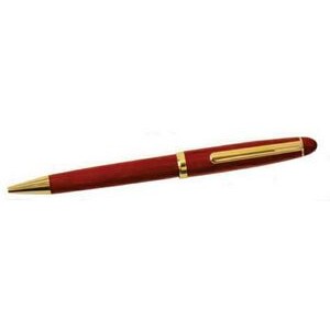 Rosewood Ballpoint Pen with Velvet Pouch