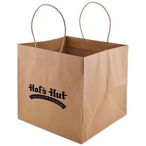 Wide Gusset Takeout Bag (10.25"x10"x10")