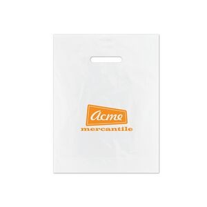 Frosted Die Cut 12"x15" Merchandise Bag (12"x15")