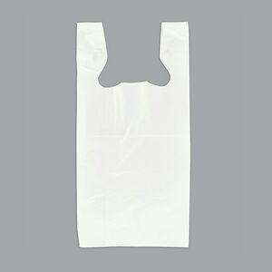 White High Density T-Shirt Bag (12"x7"x23")