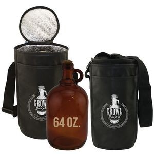 Premium Non-Woven Polypropylene Insulated Barrel Bag (Single Growler Bag)
