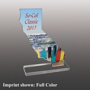State of Florida Shaped Acrylic Awards - Full Color