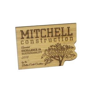 Laser Etched Bamboo Wall Plaques