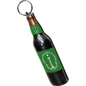 Beer Bottle Shaped Keychain