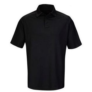 Horace Small™ Unisex Sentry® Performance Black Short Sleeve Polo Shirt