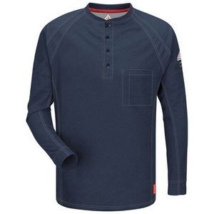 Bulwark® iQ Series® Men's Long Sleeve Henley Shirt