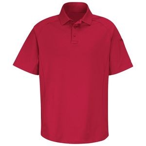Horace Small™ Unisex Short Sleeve New Dimension® Red Polo Shirt