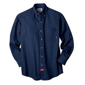 Dickies® Relaxed Fit Long Sleeve Denim Work Shirt