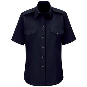 Workrite® Women's Classic Short Sleeve Fire Chief Shirt w/Functional Epaulets