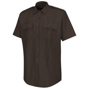 Horace Small™ Men's Brown Deputy Deluxe® Short Sleeve Shirt