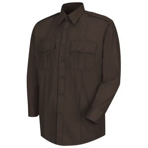 Horace Small™ Men's Brown Deputy Deluxe® Long Sleeve Shirt