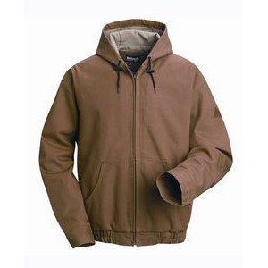 Bulwark® Men's Brown Duck Hooded Jacket