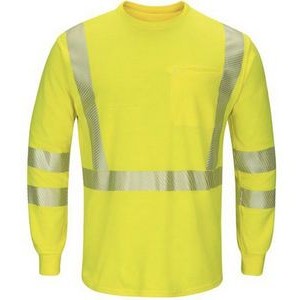 Bulwark® Hi-Visibility Lightweight Long Sleeve T-Shirt w/Insect Shield®
