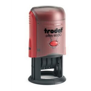 Trodat® Printy® 46130 Self Inking Date & Text Stamp w/2 Color Ink Pad