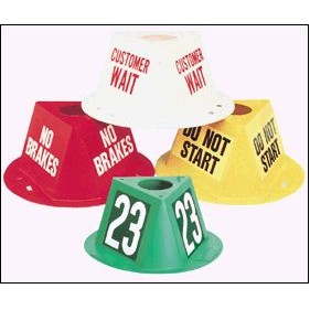 Magnetic Car Top Hats w/Message