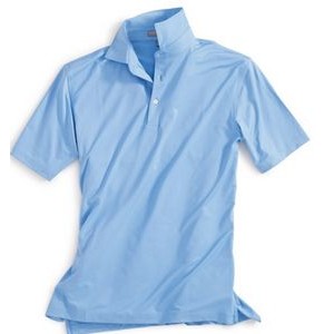 Peter Millar® Summer Comfort Solid Stretch Jersey w/Sean Self-Fabric Collar