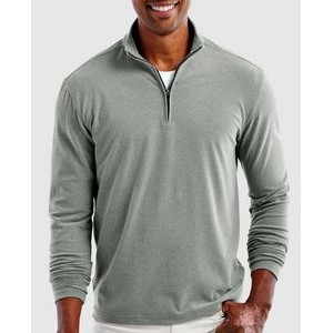 Johnnie-O® Men's "Brady 2.0" Polar Fleece Quarter-Zip Pullover Shirt