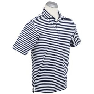 Bobby Jones® Men's Performance Jersey Feeder-Stripe Polo Shirt