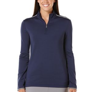 Callaway Ladies' -Zip Mock Pullover Shirt