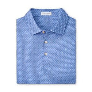 Peter Millar® Shaken, Not Stirred Jersey Polo w/Self Fabric Collar