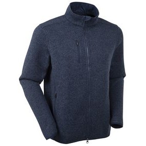 Bobby Jones® Men's Performance Poly/Wool Full-Zip Sweater Jacket