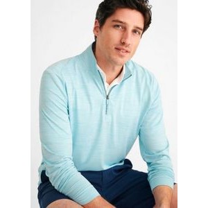 Johnnie-O® Men's "Apex" Lightweight Quarter-Zip Pullover Shirt