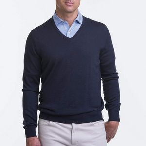 Fairway & Greene Men's Merino Long Sleeve V-Neck Sweater