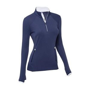 Zero Restriction™ Women's Z500 "Sofia" Quarter-Zip Mock Pullover Shirt