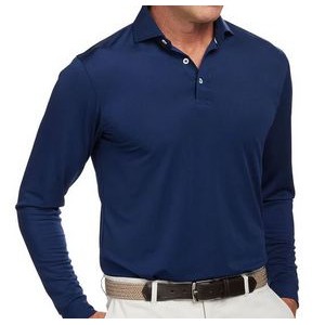 Holderness & Bourne® Abbott Long Sleeve Performance Pique Knit Shirt