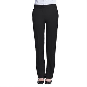 Ladies Tailored Front EasyWear Straight Leg Pants