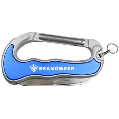 Large Carabiner w/ 3 Knives