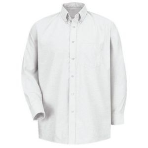 Red Kap™ Men's Long Sleeve Executive Oxford Dress Shirt - White