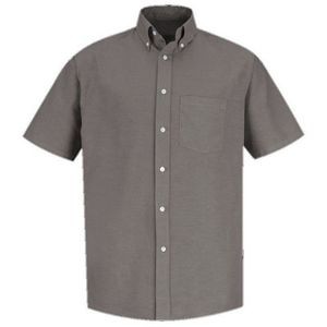 Red Kap™ Men's Short Sleeve Executive Oxford Dress Shirt - Gray