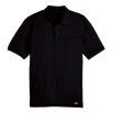 Dickie's Men's Short Sleeve Pocketed Performance Polo Shirt - Black