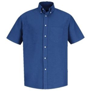 Red Kap™ Men's Short Sleeve Executive Oxford Dress Shirt - French Blue
