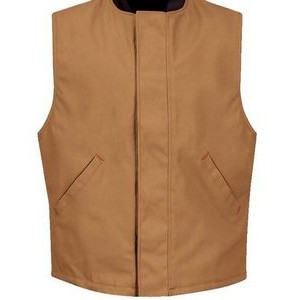 Red Kap Blended Duck Insulated Vest - Brown Duck