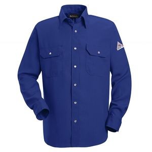 Bulwark Men's Snap-Front Uniform Shirt - Royal Blue