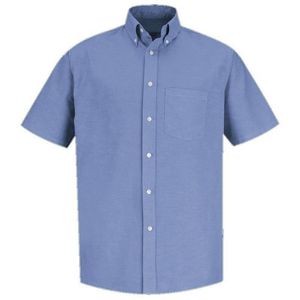 Red Kap™ Men's Short Sleeve Executive Oxford Dress Shirt - Light Blue
