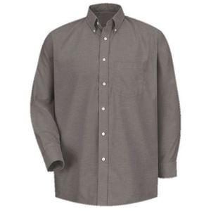 Red Kap™ Men's Long Sleeve Executive Oxford Dress Shirt - Gray