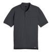 Dickie's Men's Short Sleeve Pocketed Performance Polo Shirt - Dark Charcoal Gray