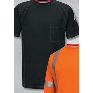 Bulwark™ iQ Series® Men's Comfort Knit Short Sleeve T-Shirt - Charcoal Gray