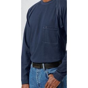Bulwark™ iQ Series® Men's Comfort Knit Long Sleeve T-Shirt - Khaki Tan